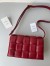 Bottega Veneta Padded Cassette Bag In Dark Red Intrecciato Lambskin