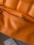 Bottega Veneta Padded Cassette Bag In Orange Intrecciato Lambskin