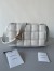 Bottega Veneta Padded Cassette Bag In White Intrecciato Lambskin