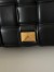 Bottega Veneta Chain Cassette Bag In Black Intrecciato Lambskin