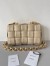 Bottega Veneta Chain Cassette Bag In Porridge Intrecciato Lambskin