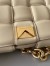 Bottega Veneta Chain Cassette Bag In Porridge Intrecciato Lambskin
