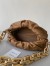 Bottega Veneta The Chain Pouch Bag In Teak Calfskin
