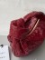 Bottega Veneta Jodie Mini Bag in Dark Red Intrecciato Lambskin