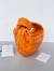 Bottega Veneta Jodie Mini Bag in Orange Intrecciato Lambskin
