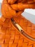 Bottega Veneta Jodie Mini Bag in Orange Intrecciato Lambskin