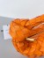 Bottega Veneta Jodie Mini Bag in Orange Intrecciato Lambskin