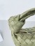 Bottega Veneta Jodie Mini Bag in Travertine Intrecciato Lambskin
