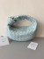 Bottega Veneta Jodie Mini Bag in Teal Washed Intrecciato Lambskin