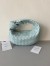 Bottega Veneta Jodie Mini Bag in Teal Washed Intrecciato Lambskin