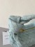 Bottega Veneta Jodie Mini Bag in Teal Washed Intrecciato Lambskin