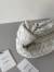 Bottega Veneta Jodie Mini Bag in White Intrecciato Lambskin