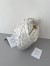 Bottega Veneta Jodie Mini Bag in White Intrecciato Patent Leather