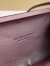 Bottega Veneta Knot On Strap In Barolo Foulard Intreccio Leather