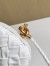 Bottega Veneta Knot On Strap In White Foulard Intreccio Leather