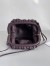 Bottega Veneta Mini Pouch with Strap in Grape Intrecciato Lambskin
