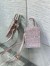 Dior Mini Dioriviera Book Tote Phone Bag In Pink Toile de Jouy Reverse Embroidery