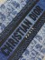 Dior Mini Book Tote with Strap in Blue Denim Oblique Jacquard