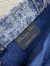 Dior Mini Book Tote with Strap in Blue Denim Oblique Jacquard