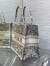 Dior Medium Book Tote Bag in Gold-Tone Dior Around the World Embroidery 