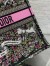 Dior Medium Book Tote Bag in Black Dior Around the World Embroidery