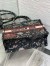 Dior Medium Book Tote Bag in Black Raffia with Dior Cabinet de Curiosites