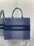 Dior Medium Book Tote Bag in Blue Denim Oblique Jacquard 