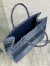 Dior Medium Book Tote Bag in Blue Denim Oblique Jacquard 