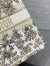 Dior Medium Book Tote Bag in Gold Millefiori Unicorn Embroidery