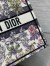 Dior Medium Book Tote Bag in Multicolor Millefiori Unicorn Embroidery