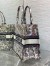 Dior Medium Book Tote Bag in Multicolor Millefiori Unicorn Embroidery