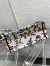 Dior Medium Book Tote Bag In White Dior Petites Fleurs Embroidery