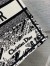 Dior Medium Book Tote Bag In White Plan de Paris Embroidery 
