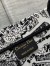 Dior Medium Book Tote Bag In White Plan de Paris Embroidery 