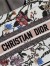 Dior Medium Book Tote Bag In Multicolor Rosa Mutabilis Embroidery
