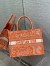 Dior Medium Book Tote Bag In Fluorescent Orange Toile de Jouy Reverse Embroidery