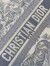 Dior Medium Book Tote Bag In Grey Toile De Jouy Embroidery