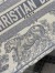 Dior Medium Book Tote Bag In Grey Toile De Jouy Embroidery