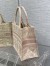 Dior Medium Book Tote Bag In Pink Toile De Jouy Embroidery