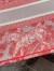 Dior Medium Book Tote Bag In Pink Transparent Toile de Jouy Canvas