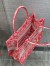 Dior Medium Book Tote Bag In Pink Transparent Toile de Jouy Canvas