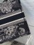Dior Medium Book Tote Bag In Black Toile de Jouy Zodiac Embroidery