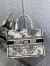 Dior Medium Book Tote Bag In White Toile de Jouy Zodiac Embroidery