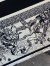 Dior Medium Book Tote Bag In White Toile de Jouy Zodiac Embroidery