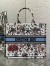 Dior Large Book Tote Bag in Multicolor Cabinet de Curiosites Embroidery 