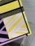 Dior Large Book Tote Bag In Yellow D-Jungle Pop Embroidery