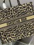 Dior Large Book Tote Bag In Beige Multicolor Mizza Embroidery