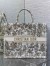Dior Large Book Tote Bag in Gold-Tone Millefiori Unicorn Embroidery 