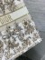 Dior Large Book Tote Bag in Gold-Tone Millefiori Unicorn Embroidery 