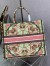 Dior Large Book Tote Bag In Multicolor Lights Embroidery